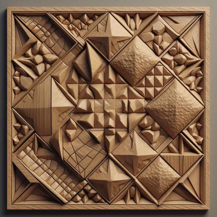 Patterns and decorations (Geometric 2, PATTERN_274) 3D models for cnc